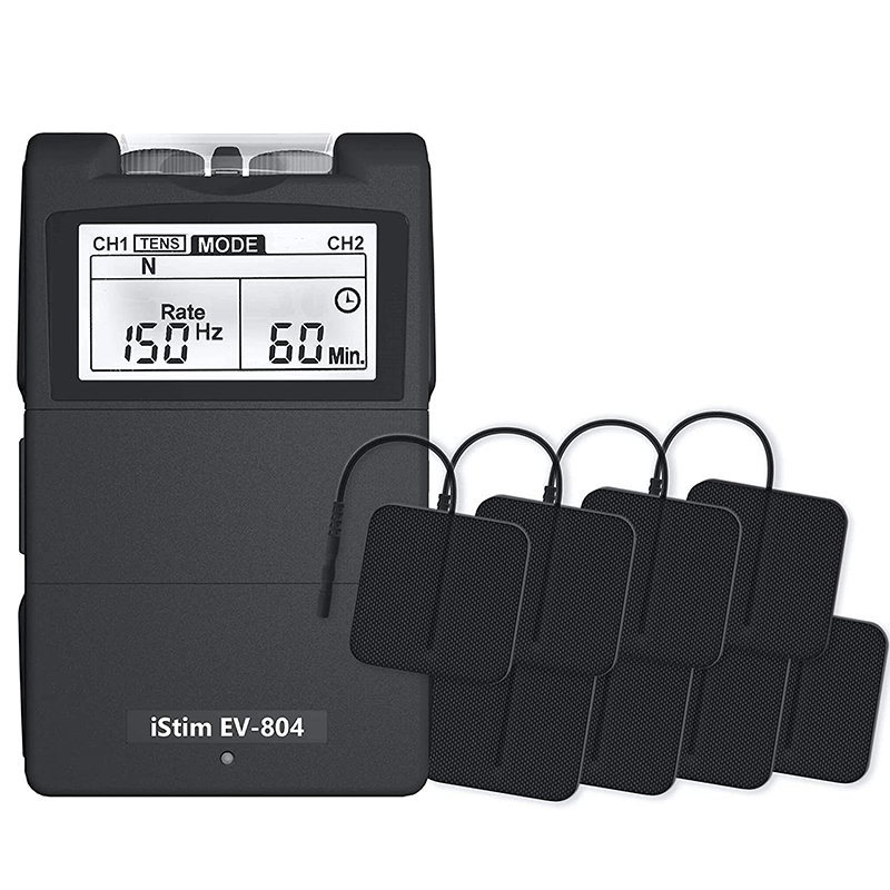 iStim EV-804 2-Channel TENS/EMS Electrotherapy Combo Machine iStim EV-804 2-Channel TENS/EMS Electrotherapy Combo Machine
