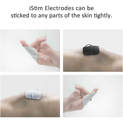 iStim Super Soft 2"x2" TENS Unit Electrodes for TENS Massage EMS - 100% Japanese Gel (2"x2"-16 Pieces) - iStim