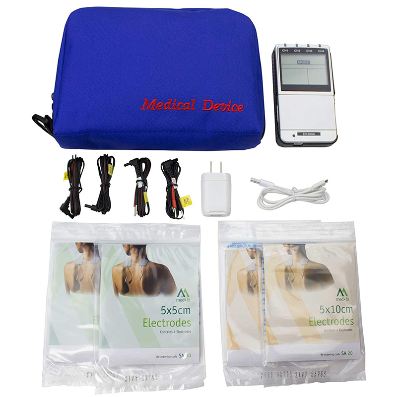 Medinza 4 Channel Electrotherapy Machine for Physical Therapy Super Pro 400  Unit